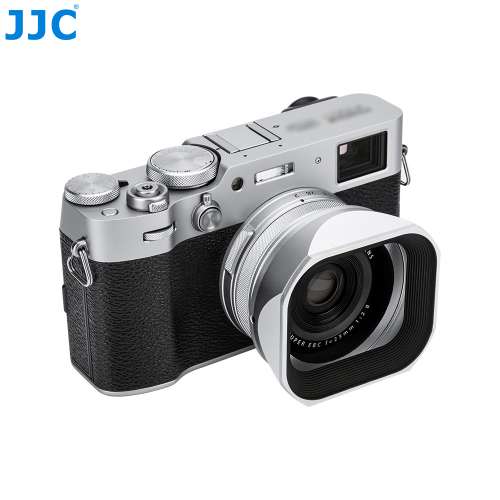 JJC LH-JXVI SILVER Lens Hood For FUJI. X100VI, X100V, X100F cameras