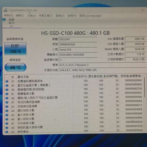 Hikvision SSD C100 480GB 2.5"