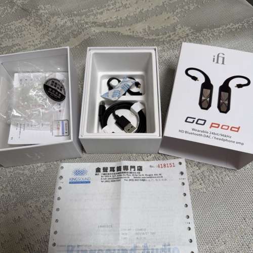 ifi GO pod 真藍芽無線耳掛