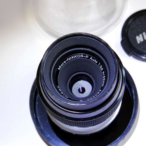 Nikon 55mm f3.5 Micro-NIKKOR-P.Auto non-AI mount 手動定焦微距鏡鏡