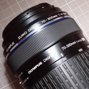 Olympus Zuiko Digital 70-300mm F4-5.6 連 M43 adapter