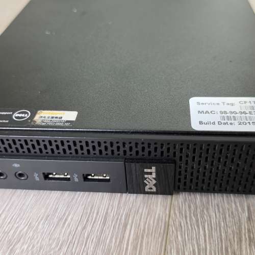 Dell Optiplex 9020 Micro，i7-4785T CPU，16G ram，NVMe M.2 256GB SSD極為精巧的...