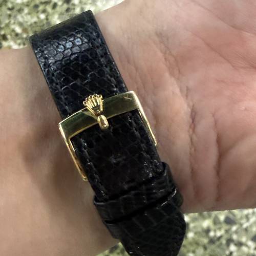 好X靚😆 Rolex 16253 金鋼 爬山虎 少有靚黑面 3035機芯 膠鏡 36mm大裝 送蜥蜴皮帶 ...