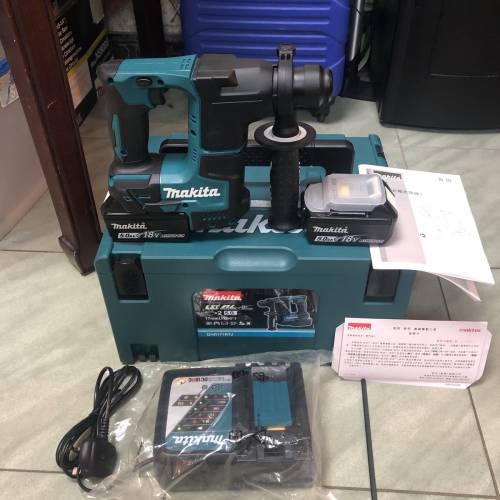 牧田DHR171RTJ電池油壓鑽5Ah電池2個快充電器1個工具箱1個共1套