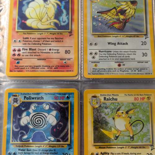 pokemon Base set 2 No.1-20 holo 全閃卡