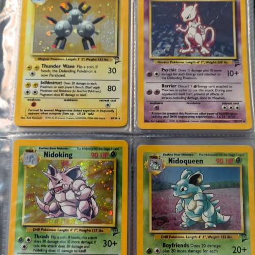 pokemon Base set 2 No.1-20 holo 全閃卡