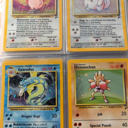 pokemon Base set 2 No.1-20 holo 全閃卡