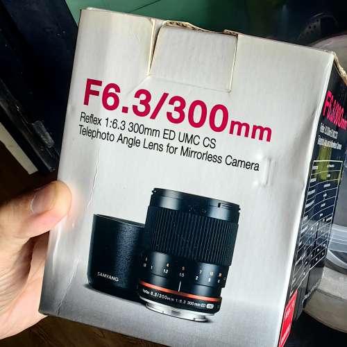 SAMYANG    300mm  f 6.3  折反鏡(波波鏡)