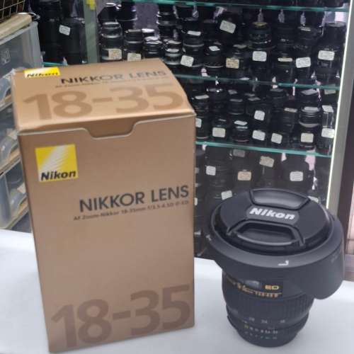 NIKON AF 18-35MM F3.5-4.5D IF ED LIKE NEW FULL SET