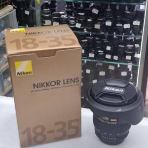NIKON AF 18-35MM F3.5-4.5D IF ED LIKE NEW FULL SET
