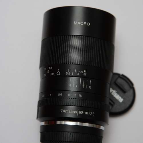 七工匠 7Artisans 60mm F2.8 微距鏡頭 Fuji X Mount