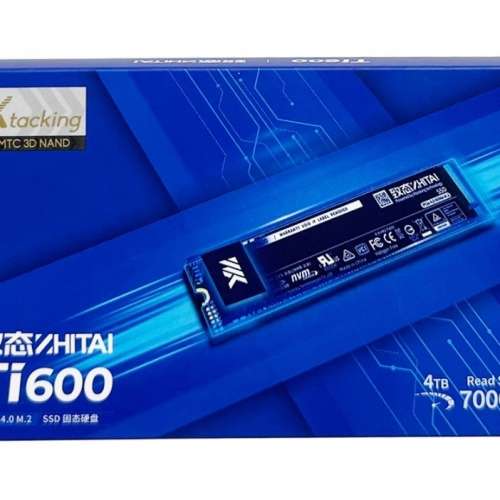 長江存儲 Ti600 (4TB) 免費贈送 5件 (1TB)
