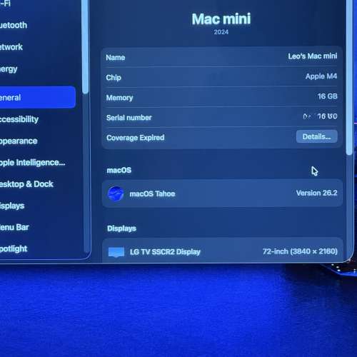 Mac mini m4 16GB RAM + 256GB SSD