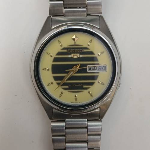 全新vintage Seiko 5 7009-8130 Lumibrite Automatic Watch