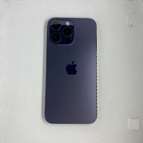 $(3) 90%新 iPhone 14 Pro Max 256 紫 港行