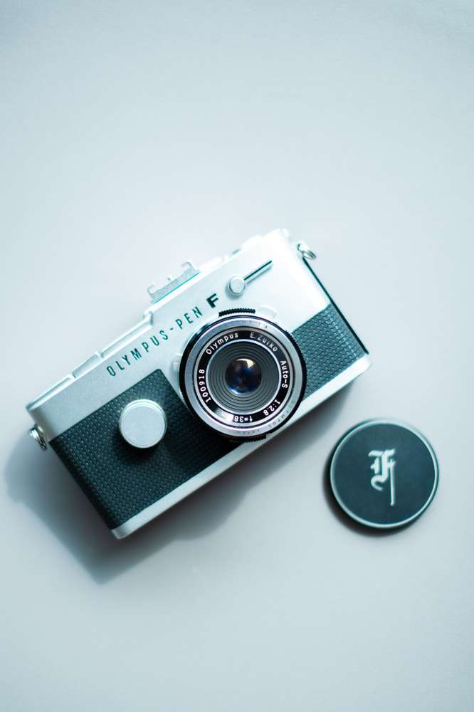 Olympus Pen-FT Camera with e.zuiko 38mm f2.8 Lens pancake lens