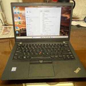Lenovo ThinkPad T470s CPU i5 7300  14吋觸摸Touch