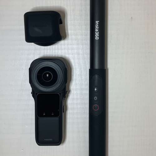 [觀塘實體店] 二手 Insta360 One RS 1" 360 (連充電遙控自拍棒+鏡頭保護套) 行貨 *...