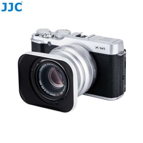 JJC LH-JXF35S SILVER Lens Hood Replaces FUJI. LH-XF35-2