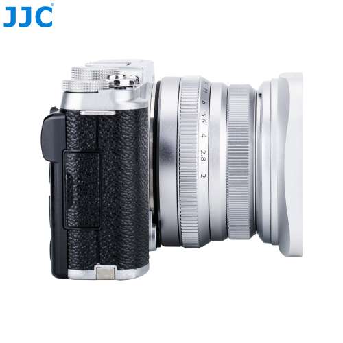 JJC LH-JXF35S SILVER Lens Hood Replaces FUJI. LH-XF35-2