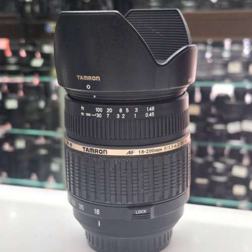 TAMRON AF 18-200MM F3.5-6.3 IF MACRO PENTAX PK AF MOUNT