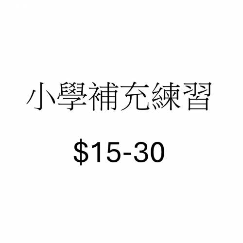 小學補充練習