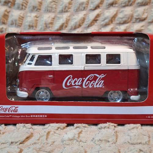 全新 1:36 Coca Cola Vintage Mini Bus 經典 Van 仔模型車一架