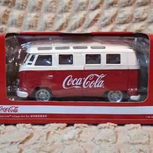 全新 1:36 Coca Cola Vintage Mini Bus 經典 Van 仔模型車一架
