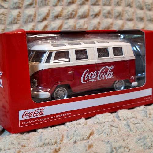 全新 1:36 Coca Cola Vintage Mini Bus 經典 Van 仔模型車一架