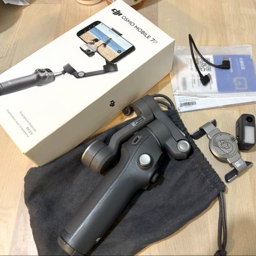 DJI OSMO MOBILE 7P 雲台手機穩定器 有單 齊件唔識用 固放售