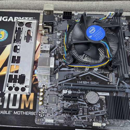 Intel i3 10100 3.6Ghz + Gigabyte H410M S2H