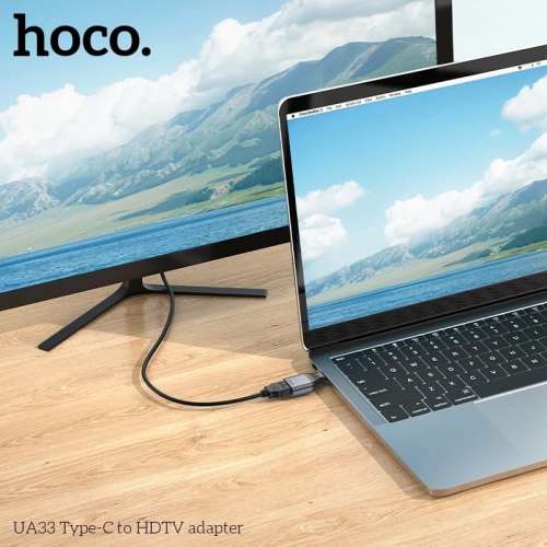 Hoco 4K Ultra HD OTG display Adaptor  (USB-C to HDMI )- 4K Ultra HD converter ,U