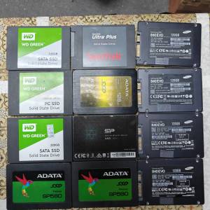 三星\ADATA\WD\SP  2.5&rdquo; SATA 120 -128 GB SSD 固態硬碟
