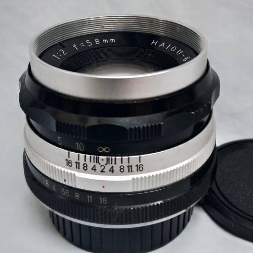 中國海鷗 58mm F2 Haiou-64(複刻 Helios44/Biotar)光學設計 MD-mount  #SB-2018785(...