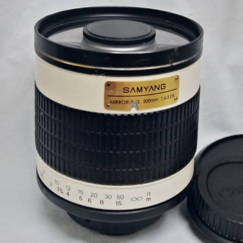 韓國 SAMYANG 500mm F6.3 反射鏡 T2-mount (跟T2-M42螺絲腳)/ SAMYANG Mirror Lens