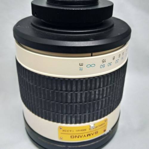 韓國 SAMYANG 500mm F6.3 反射鏡 T2-mount (跟T2-M42螺絲腳)/ SAMYANG Mirror Lens