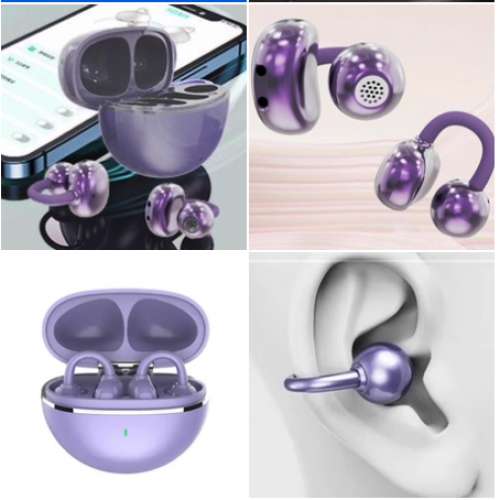 🎧 True Wireless Bluetooth 6.0 Earphones GTS15 Open Purple NEW 全新 海音律 無...