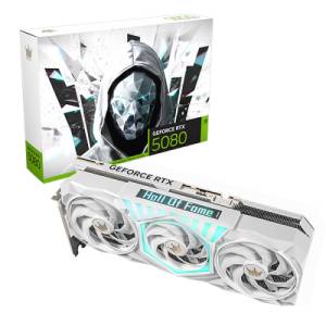 GALAX GeForce RTX&trade; 5080 HOF Gaming 16GB GDDR7 白色