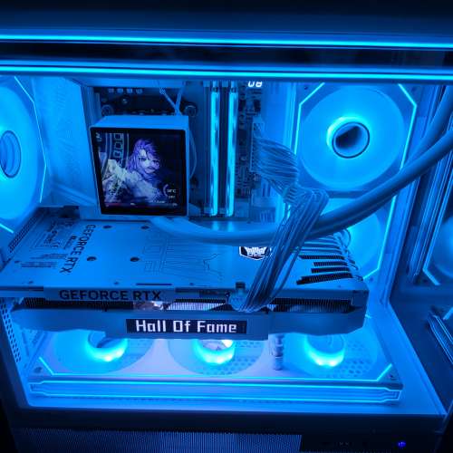 GALAX GeForce RTX&trade; 5080 HOF Gaming 16GB GDDR7 白色