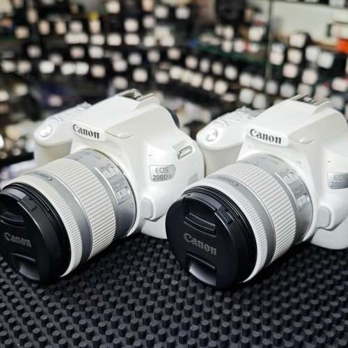 Canon 200D II + 18-55 STM 功能正常 200D2 200Dii 白