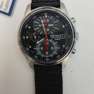 罕有全新Vintage Seiko Military SND165 7T92 Hi-Speed Chronograph w/ Nylon Strap