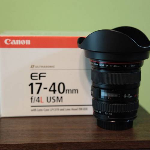 Canon EF 17-40mm f/4L USM極新有盒有袋
