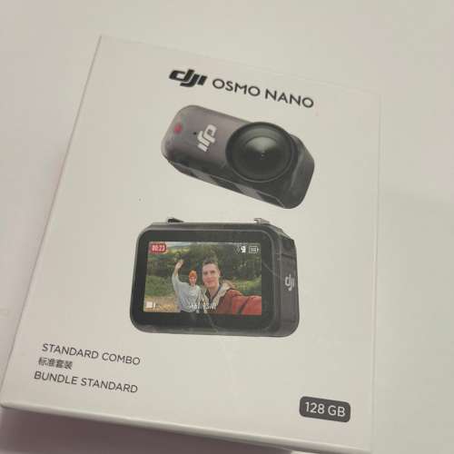 全新! 大疆 DJI Osmo Nano 128G 運動相機 vlog 攝像 隨行套裝 戶外騎行相機