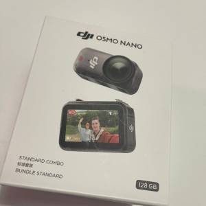 全新! 大疆 DJI Osmo Nano 128G 運動相機 vlog 攝像 隨行套裝 戶外騎行相機