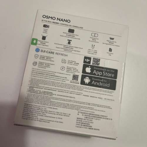 全新! 大疆 DJI Osmo Nano 128G 運動相機 vlog 攝像 隨行套裝 戶外騎行相機