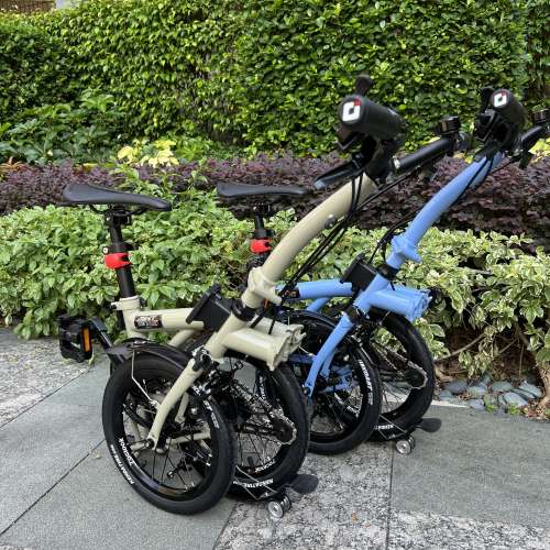 MINT BOB3 14吋 3速鉻鉬鋼車架 小布式折叠車 送前後蛙燈叮叮