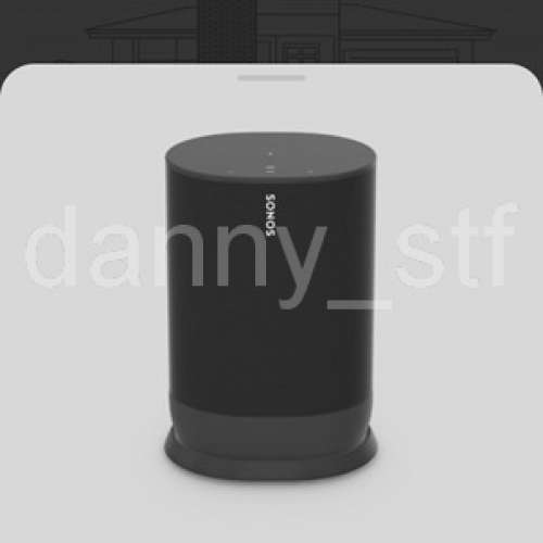 港行 Sonos Move 黑色 可攜式無線智能揚聲器 無線Wi-Fi藍芽 串流音樂喇叭(更新Firm...