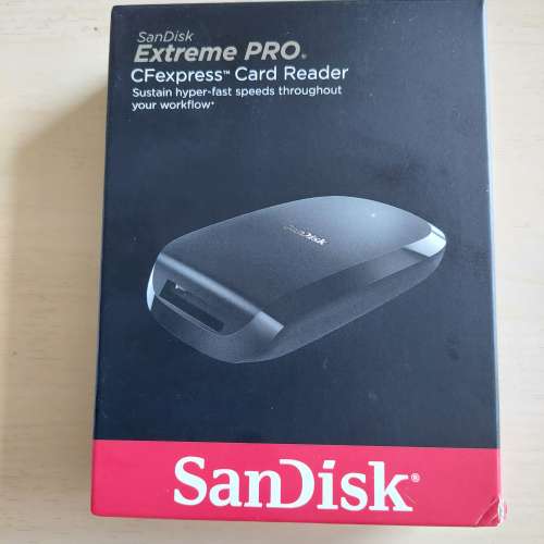 全新未開合Sandisk extreme pro cfexpress card reader