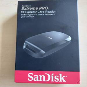 全新未開合Sandisk extreme pro cfexpress card reader