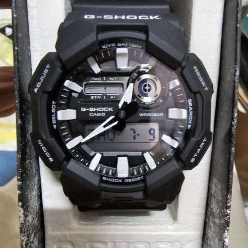 Casio GA 010 1ADR black 手錶